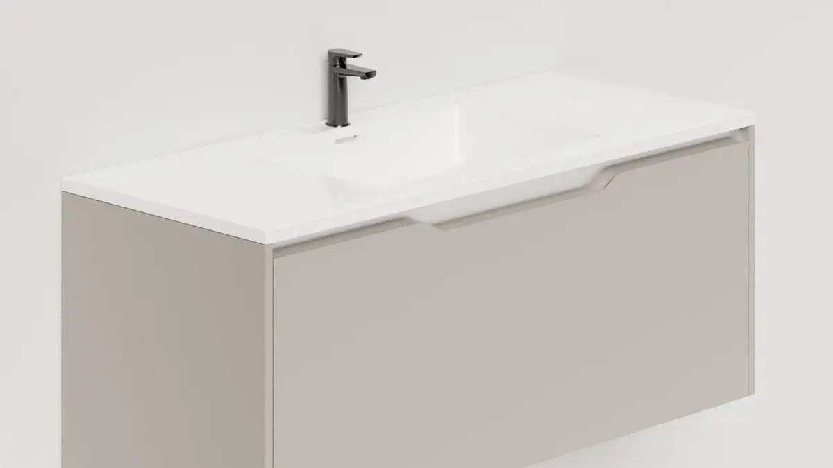 Salini Тумба под умывальник Smile 100 S1000G (серый) – фото товара