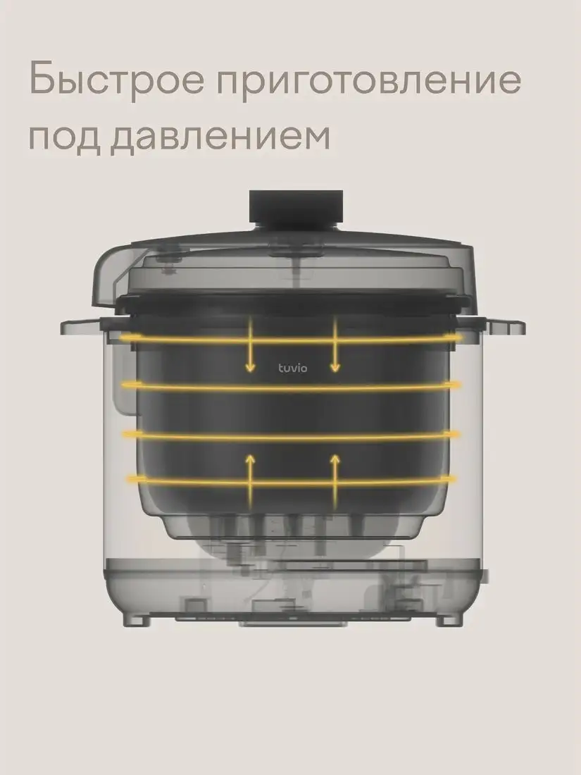 Мультиварка-скороварка Tuvio TMPC03D6 – фото товара