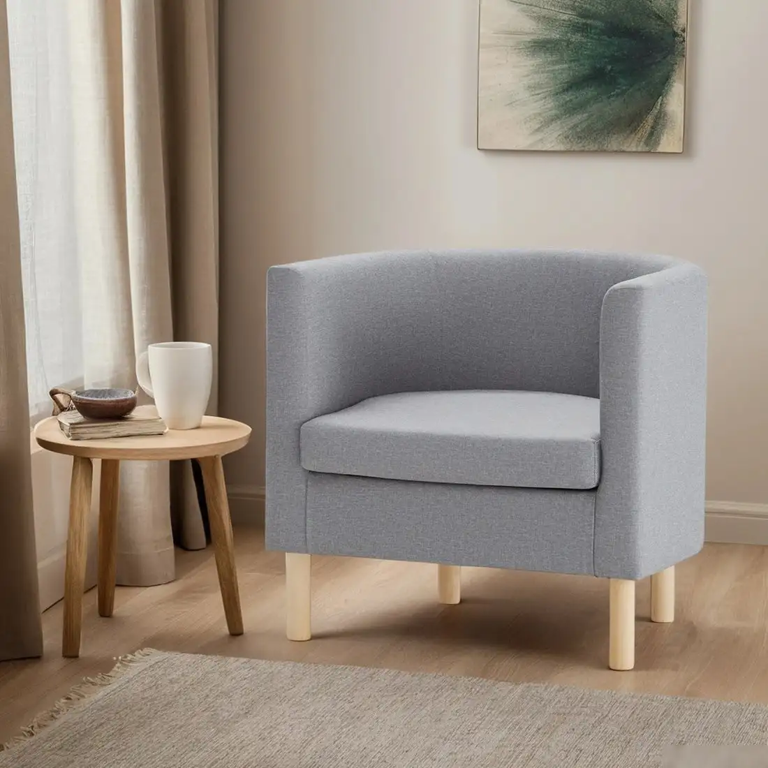 Интерьерное кресло Mio Tesoro Агата 351 (серый 1174) – фото товара