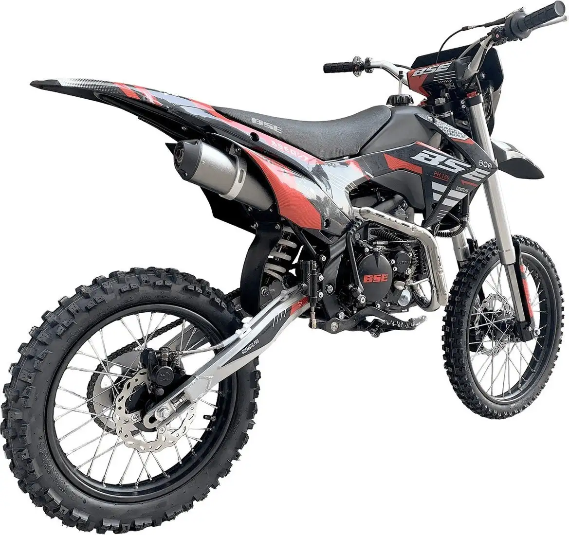 Мотоцикл BSE PH 150 17/14 AK47 (красный) – фото товара