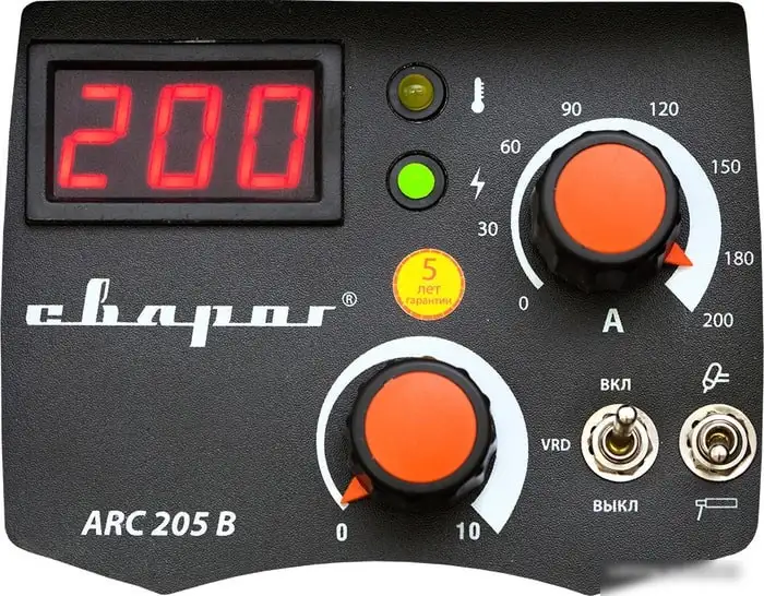 Сварочный инвертор Сварог Tech ARC 205 B (Z203) – фото товара