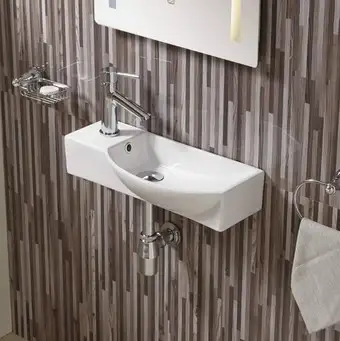 Умывальник WeltWasser Aisbach 7945 GL-WT L (белый глянец) - изображение в каталоге