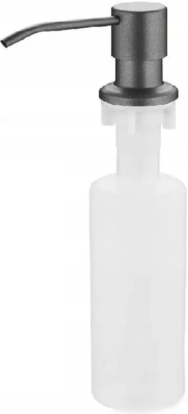 Кухонная мойка Schtoff Best Decor Silver 4550 + коландер KR-1 GREY + дозатор SD-1 GREY - фото товара