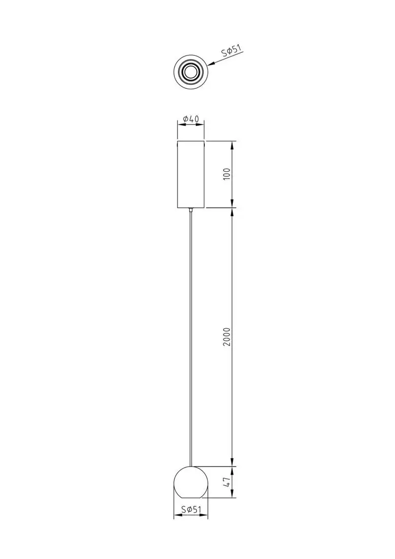 Подвесная люстра Technical P067PL-L5GF3K – фото товара