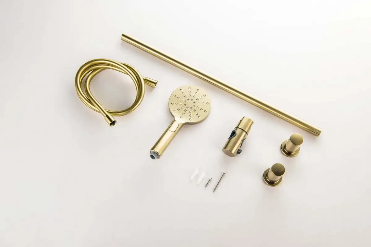 Душевой гарнитур Aquatek Оберон AQ2016BG (золото) - фото товара