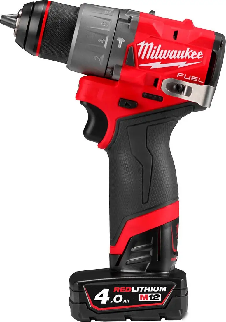 Ударная дрель-шуруповерт Milwaukee M12 FUEL M12FPD2-402X 4933479869 (с 2-мя АКБ 4 Ач, кейс) – фото товара