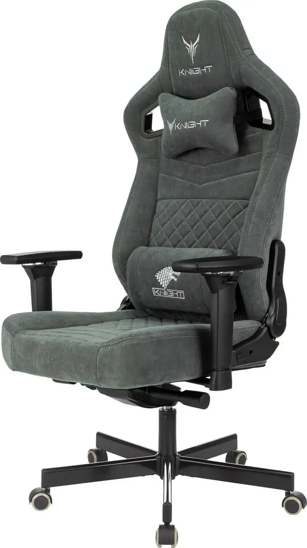 Игровое (геймерское) кресло Knight Hunter (серый Alfa 44) – фото товара