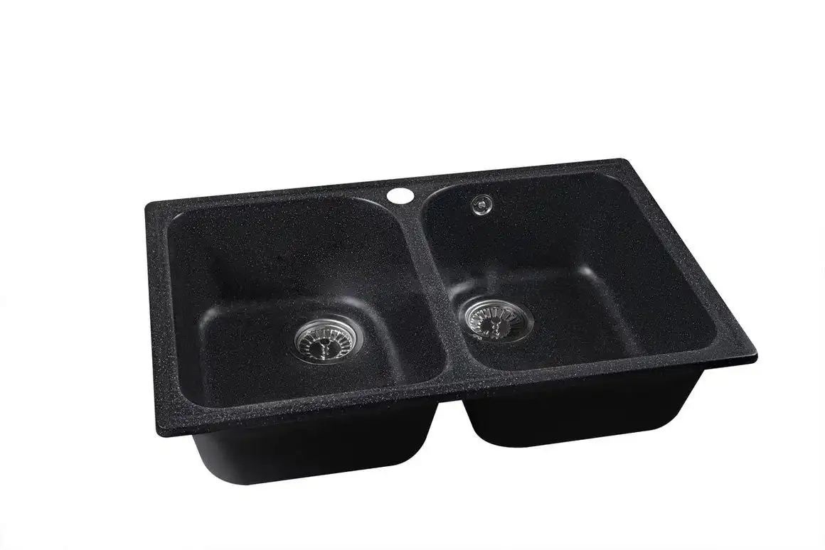 Кухонная мойка Marblan Duas (черный) - фото товара