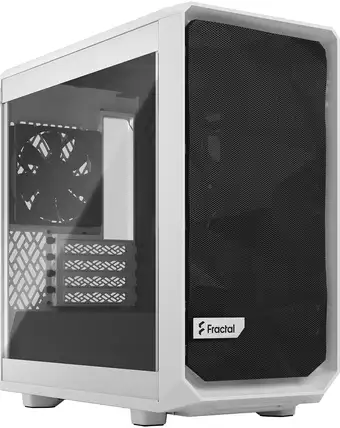 Корпус Fractal Design Meshify 2 Mini White TG clear tint FD-C-MES2M-02 – изображение в каталоге
