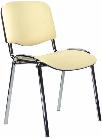 Офисный стул Staff Iso Lite CF-008 (хром/экокожа бежевый Z-21)