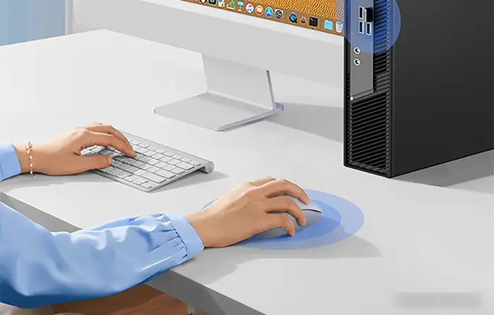 Мышь Ugreen MU105 90671 (светло-синий) – фото товара