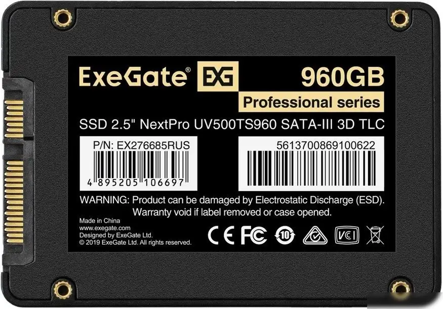 SSD ExeGate NextPro UV500TS1920 1.92TB EX295276RUS – фото товара