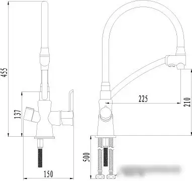 Смеситель Lemark Comfort LM3071C (серый) - фото товара