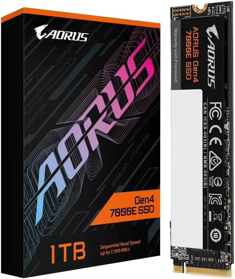 SSD Gigabyte Aorus Gen4 7000E 1TB AG470E1TB – фото товара