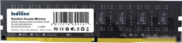 Оперативная память Indilinx 8ГБ DDR4 3200 МГц IND-ID4P32SP08X – фото товара