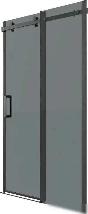 Душевая дверь Grossman Classic 100.K33.04.160.21.10 160х195 (черный матовый/стекло тонированное) - фото товара