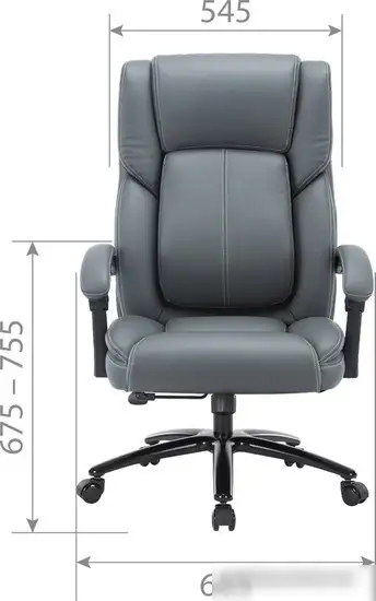 Офисное кресло CHAIRMAN CH415 (серый) – фото товара
