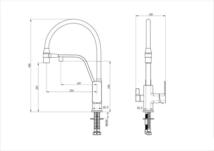 Смеситель Wonzon&Woghand WW-88458013-CR - фото товара