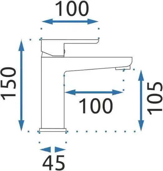 Смеситель Rea Orix B5642 (черный) - фото товара