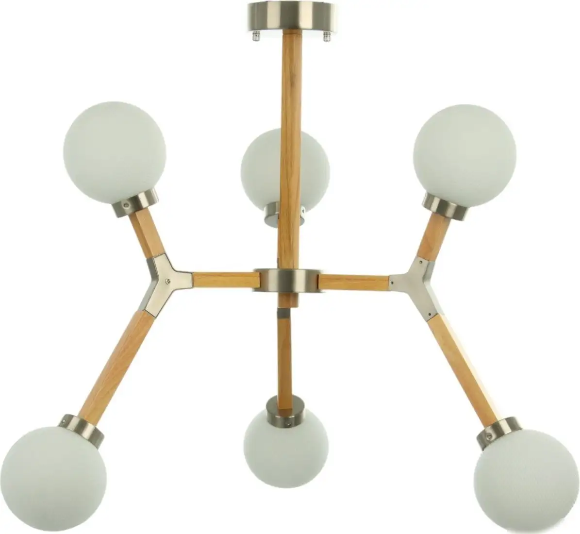Подвесная люстра BayerLux Молекула 10777126 (сатин/коричневый) – фото товара
