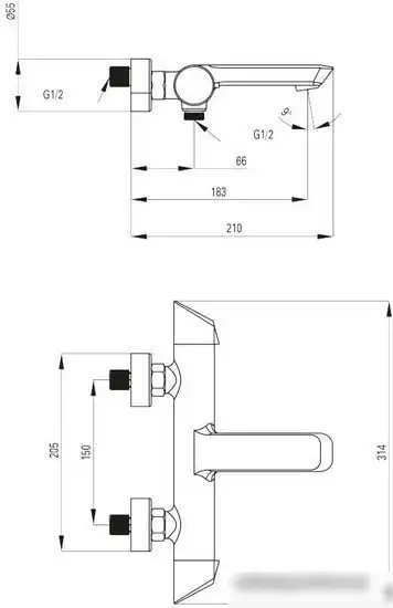 Смеситель Deante Arnika BQA N11M - фото товара