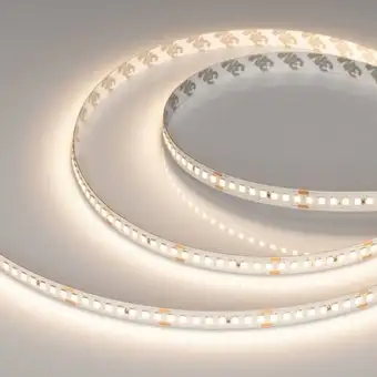 Светодиодная лента Arlight 17.6W/m 192LED/m 2835SMD теплый белый 5M RT-A192-10mm 24V Warm3500 038774 – изображение в каталоге