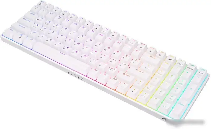 Клавиатура Royal Kludge RK100 RGB (белый, RK Red) – фото товара