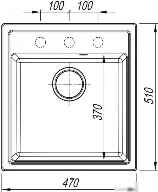 Кухонная мойка ARFEKA Dalago 47 Shadow Grey - фото товара