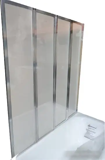 Стеклянная шторка для ванны Cerutti Spa Bouna 130x140 – фото товара