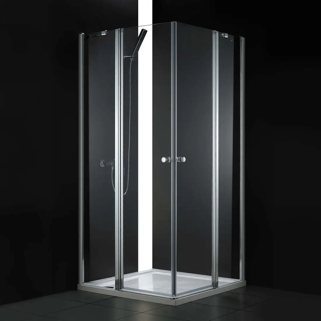Душевая дверь Cezares ELENA-W-60/40-C-Cr - фото товара