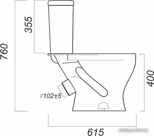 Унитаз Sanita Эталон Эконом ETLSACC01090113 - фото товара