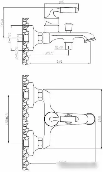 Смеситель Esko Prague PG 54 - фото товара