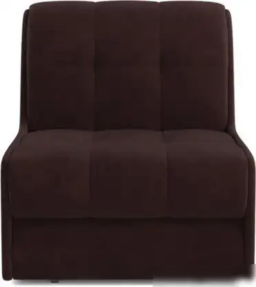 Кресло-кровать Мебель-АРС Барон №2 НПБ (велюр, шоколад HB-178/16)