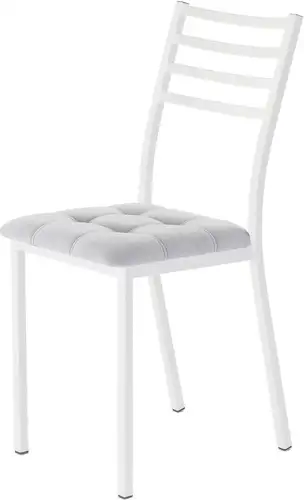 Стул AMC Comfort 4.6.6 (ткань, серый/белый) – изображение в каталоге