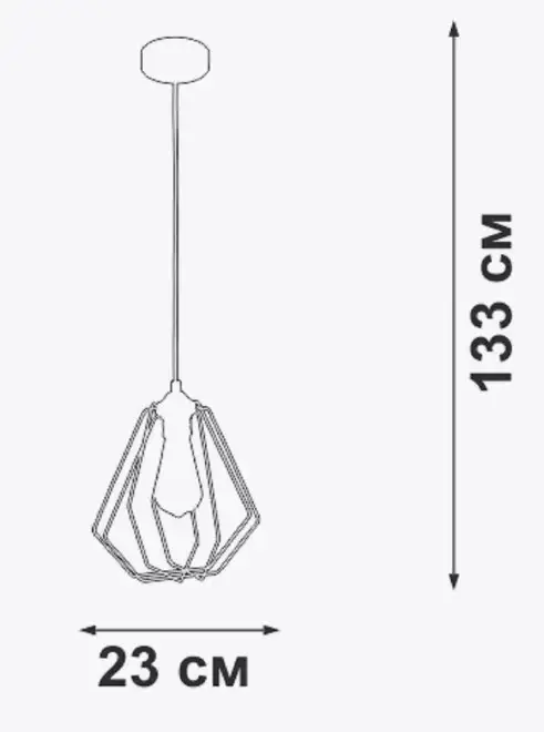 Подвесная люстра Vitaluce V2867-1/1S – фото товара