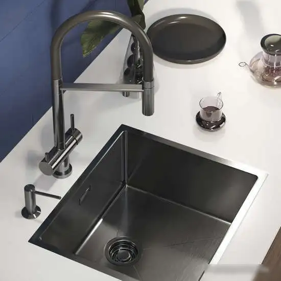 Кухонная мойка Omoikiri Taki 49-U/IF GB (графит) - фото товара