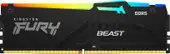 Оперативная память Kingston FURY Beast RGB 16ГБ DDR5 6400 МГц KF564C32BBEA-16