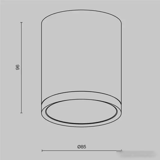 Точечный светильник Maytoni Hoop C086CM-GX53-MRD-W – фото товара
