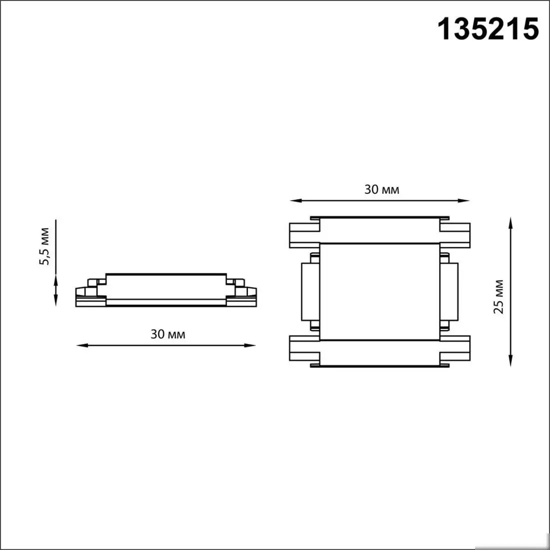 Коннектор питания шинопровода Novotech Shino Smal 135215 – фото товара