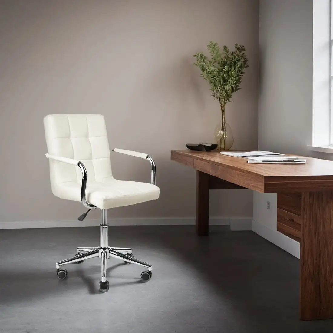 Офисное кресло Mio Tesoro Косма-1 AF-C4186 (белый) – фото товара