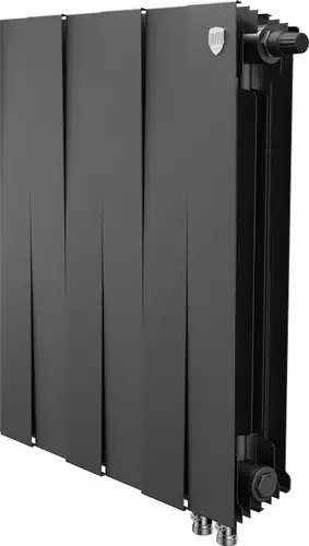 Биметаллический радиатор Royal Thermo PianoForte 500 Черный VR80 - 6 секций - изображение в каталоге