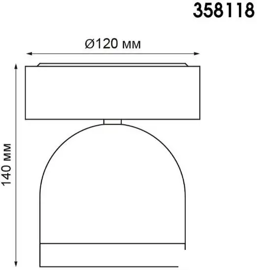 Уличный накладной светильник Novotech Galeati 358118 – фото товара