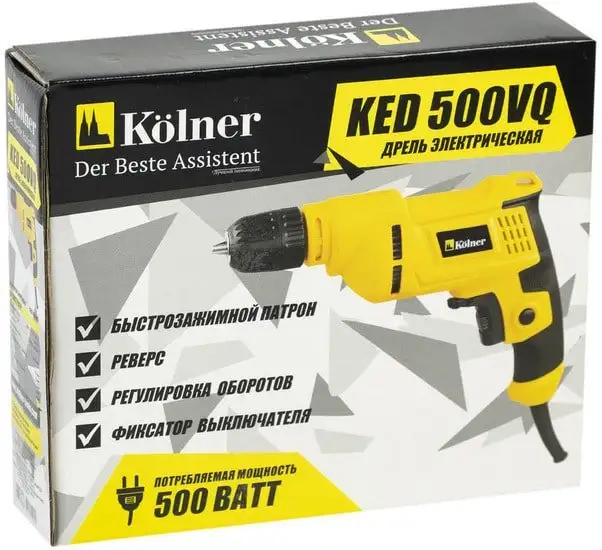 Безударная дрель Kolner KED 500VQ – фото товара