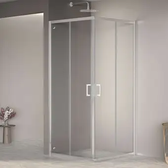 Душевой уголок RGW PA-030 3508103088-11 80x80 (хром/прозрачное стекло) - изображение в каталоге