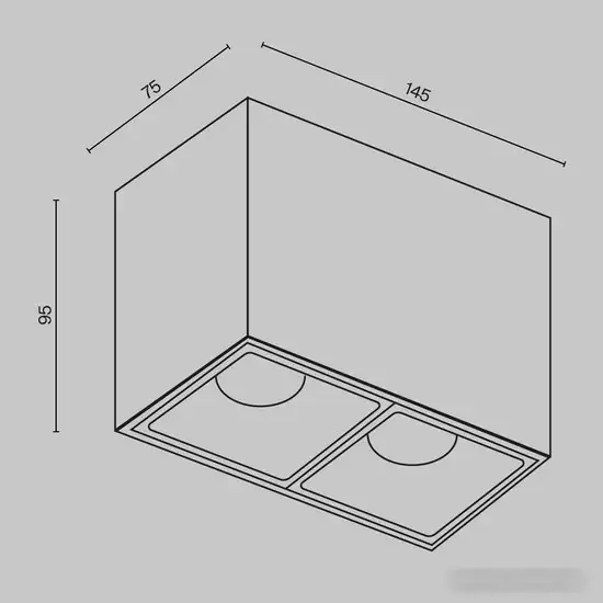 Припотолочная люстра Maytoni Alfa LED C065CL-02-L12W3K-B – фото товара