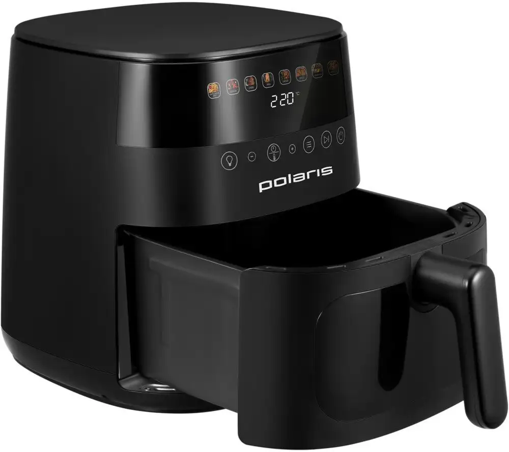 Аэрогриль (аэрофритюрница) Polaris PAF 8003W Wi-Fi IQ Home (черный) – фото товара