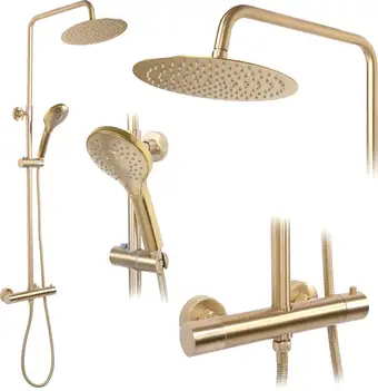 Душевая система Rea Vincent Matt Gold REA-P6602