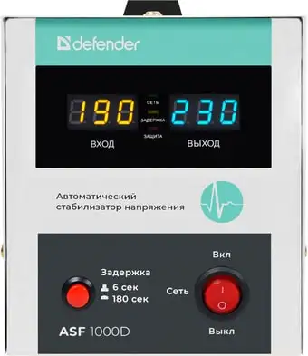 Стабилизатор напряжения Defender ASF 1000D – изображение в каталоге