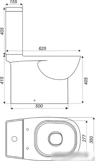 Унитаз Sanita Quadro QDRSLCC01151022 - фото товара