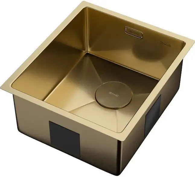Кухонная мойка ZorG Zerox 38 U / IF PVD Gold - фото товара